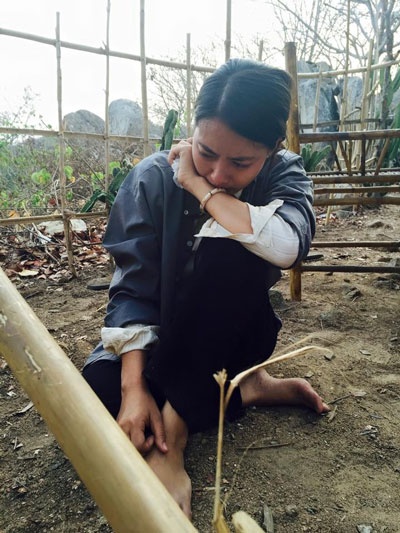 Diễn viên Ngọc Lan trong phim Mặn hơn muối.