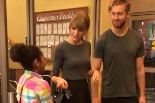 Calvin Harris hen ho Taylor Swift tu luc chua bo ban gai hinh anh