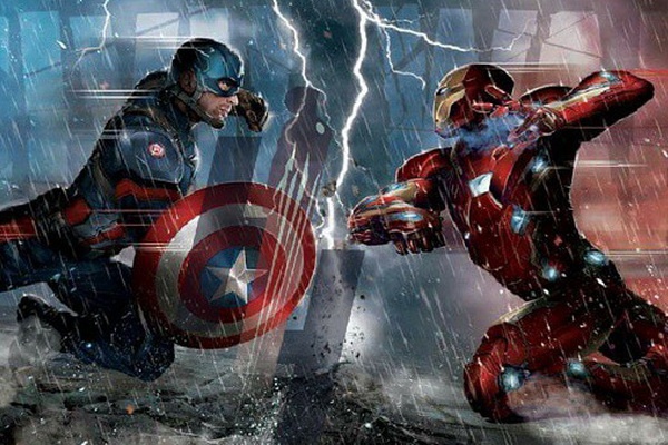 Iron Man va Captain America co trang phuc chien dau moi hinh anh