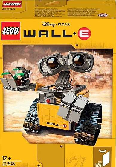 Bộ LEGO người máy WALL-E được dành cho trẻ trên 12 tuổi.