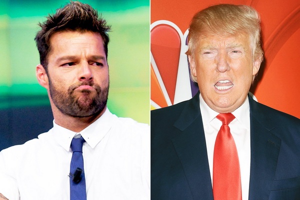 Ricky Martin soi mau vi Donald Trump hinh anh
