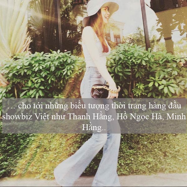 Từ Hollywood cho tới những mỹ nhân xứ Hàn như Krystal (fx), Ha Ji Won và đặc biệt là rất nhiều biểu tượng thời trang của showbiz Việt như Minh Hằng, Thanh Hằng, Hồ Ngọc Hà… đang nhiệt tình lăng xê xu hướng quần ống loe trong năm nay. Như vậy đã đủ để bạn tự tin thử nghiệm quần ống loe ngay bây giờ?