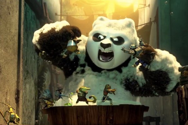 Gau Po doi dau Nguu Ma Vuong trong ‘Kung Fu Panda 3’ hinh anh