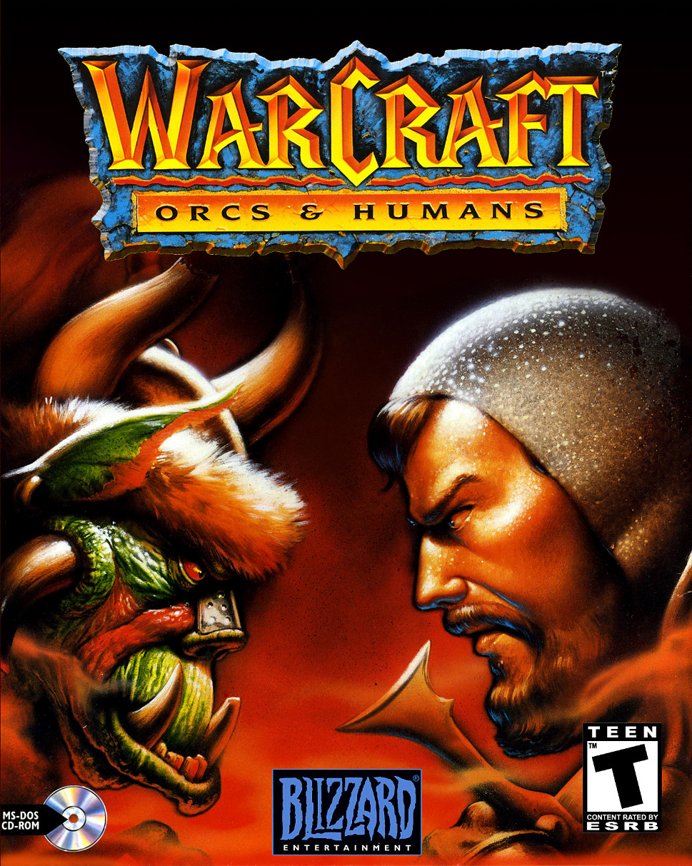 Bìa đĩa của Warcraft: Orcs & Humans.