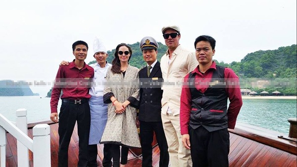 Angelina Jolie - Brad Pitt bi mat tham Ha Long, Ha Noi hinh anh