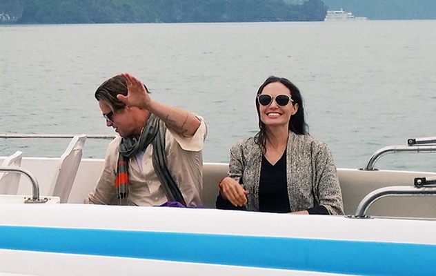 Angelina Jolie - Brad Pitt tham vinh Ha Long bang tau 5 sao hinh anh
