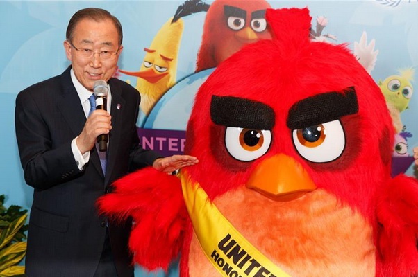 Chim Do trong ‘Angry Birds’ tro thanh dai su danh du cua LHQ hinh anh