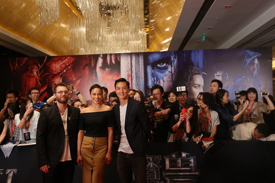 Doan lam phim 'Warcraft' tai buoi ra mat o Bac Kinh, Trung Quoc hinh anh