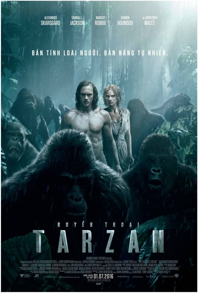 doanh thu phim Tarzan ảnh 2 doanh thu phim Tarzan anh 2