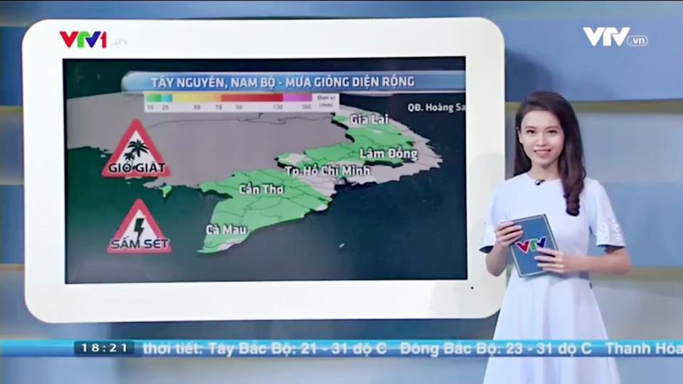 bien tap vien Huong Lien du bao thoi tiet anh 3