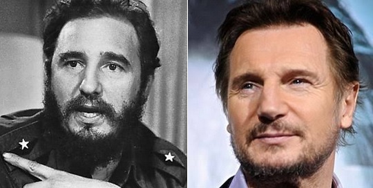Liam Neeson va Fidel Castro anh 2