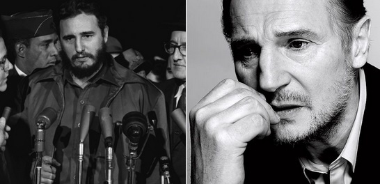 Liam Neeson va Fidel Castro anh 5