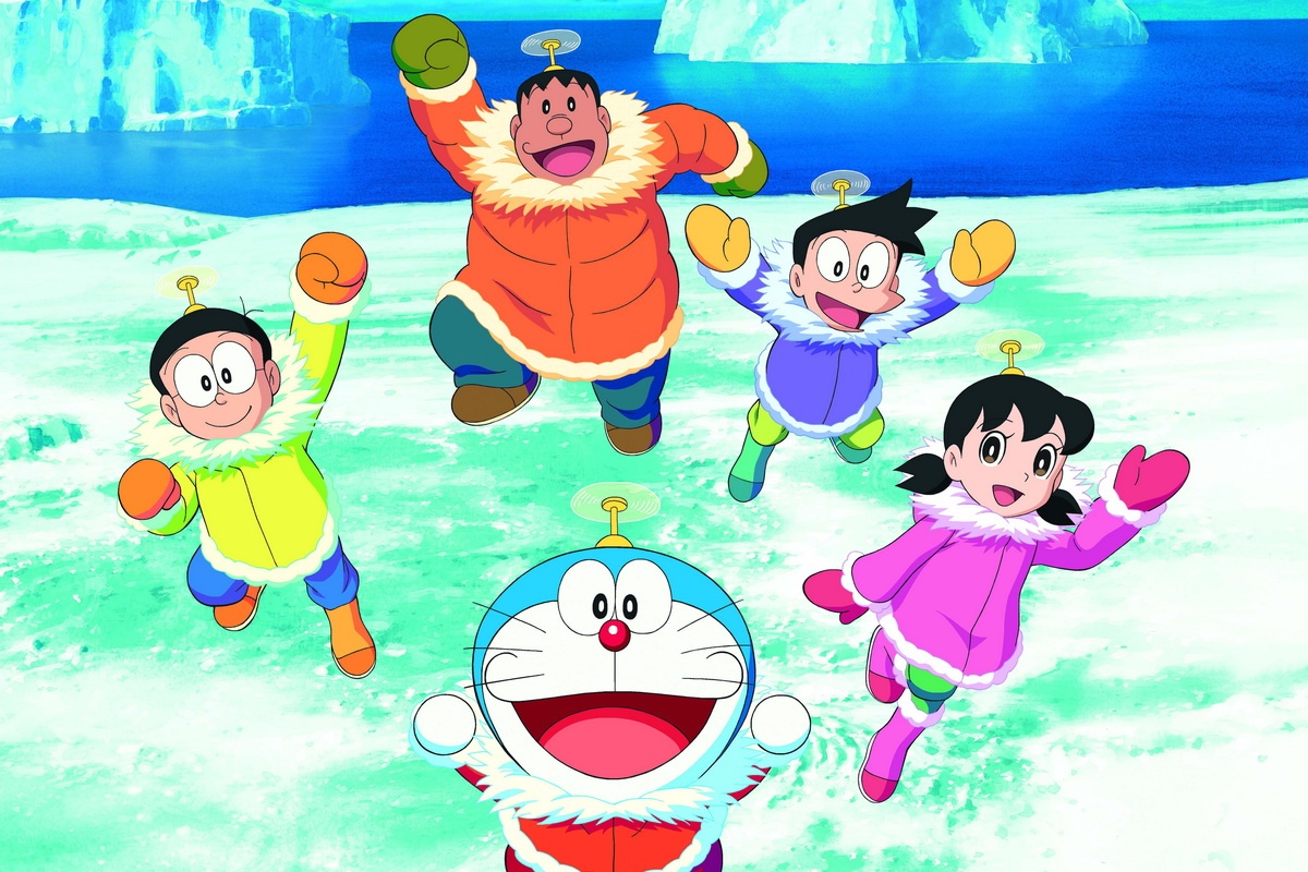 Meo may Doraemon dua khan gia toi vung Nam Cuc bang gia hinh anh