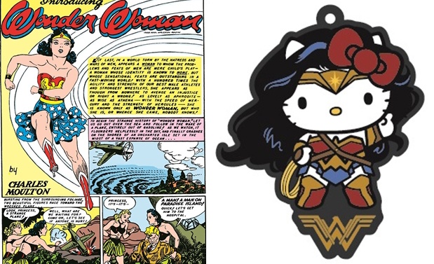 Hello Kitty lai Wonder Woman ảnh 1 Hello Kitty lai Wonder Woman anh 1