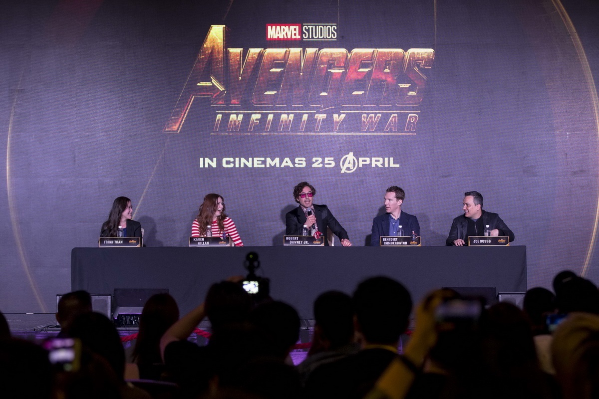 họp báo Avengers Infinity War ảnh 2 hop bao Avengers Infinity War anh 2