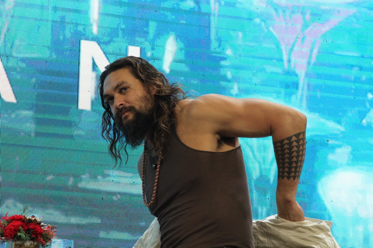 Bau khong khi buoi hop bao 'Aquaman' tai Manila hinh anh