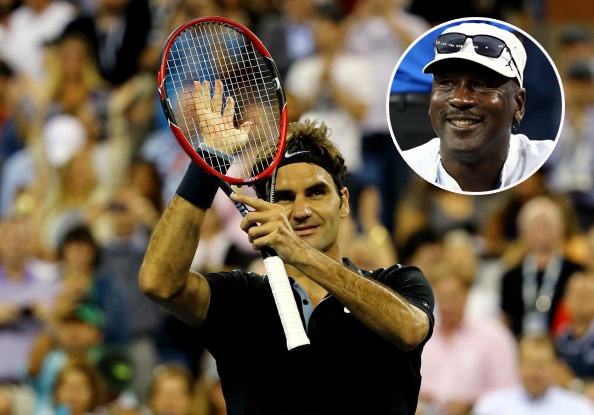 Michael Jordan bat cuoi vi pha bong sieu dang cua Federer hinh anh