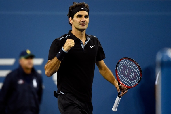 Vong 2 US Open 2014: Federer 3-0 Groth hinh anh