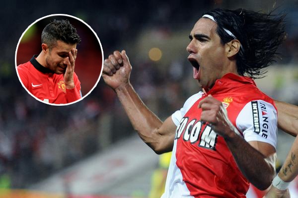 Falcao cap ben M.U: Tuong lai mo mit cho Van Persie hinh anh