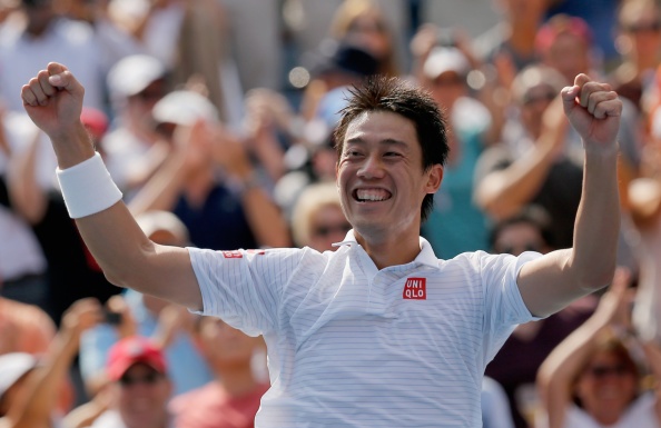 Nishikori bat ngo ha guc Djokovic tai ban ket US Open 2014 hinh anh