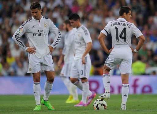 Ronaldo ghi ban, Real van tham bai hinh anh