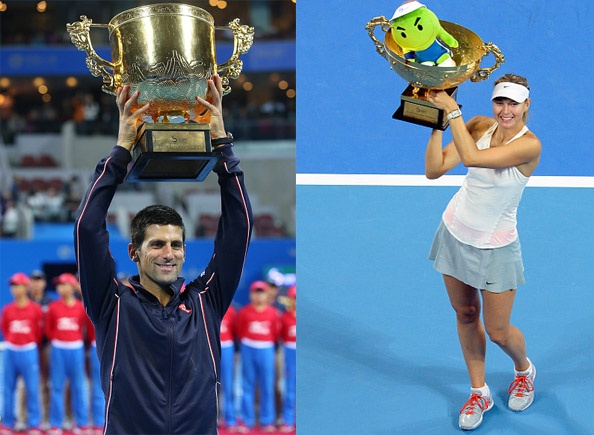 Djokovic, Sharapova phan khich ben chuc vo dich China Open hinh anh