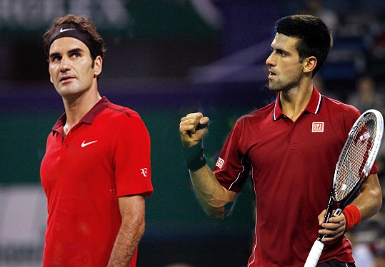 Federer cham tran Djokovic o ban ket Thuong Hai Masters hinh anh