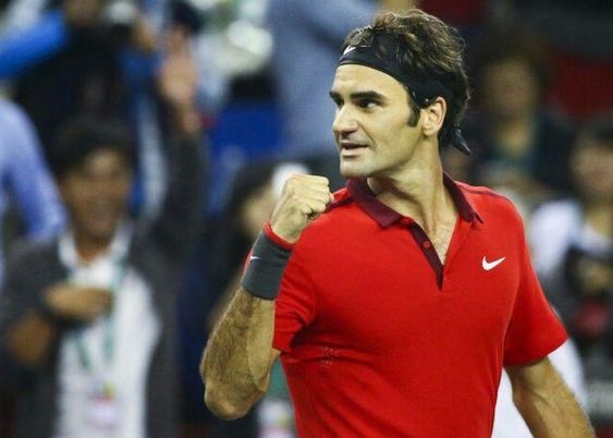 Federer 2-0 Simon: Fedex lan dau dang quang tai Thuong Hai hinh anh
