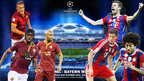 AS Roma - Bayern Munich: Chinh phat La Ma hinh anh
