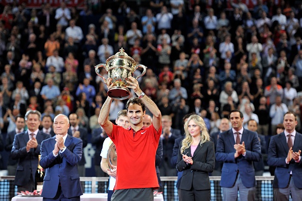 Chung ket ATP Basel 2014: Federer 2-0 Goffin hinh anh