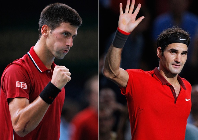 Djokovic va Fererer cung gianh ve vao tu ket Paris Masters hinh anh