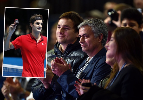 Mourinho hao hung xem Federer thang dam Murray hinh anh