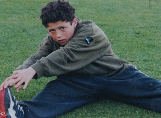 Nhung hinh anh 'khi xua ta be' cua sao bong da hinh anh