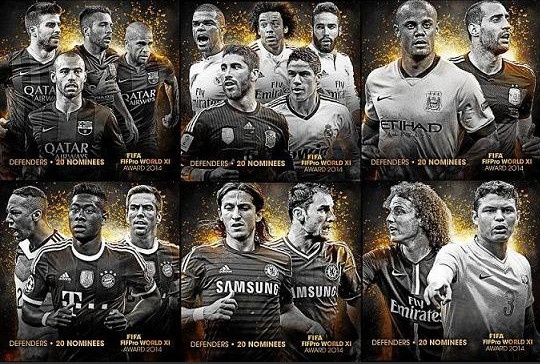 FIFA cong bo 20 hau ve xuat sac nhat 2014 hinh anh