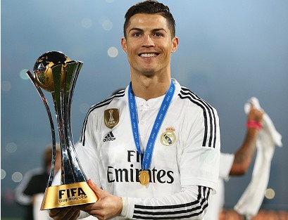 Ronaldo lan dau cung Real Madrid len dinh the gioi hinh anh