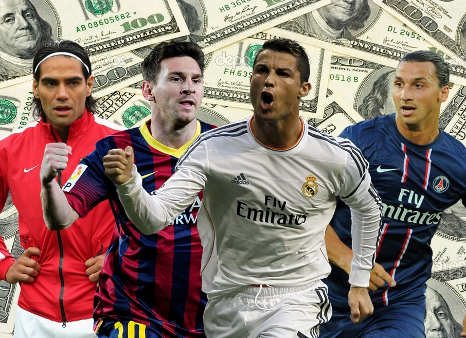 10 sao bong da kiem tien gioi nhat hanh tinh nam 2014 hinh anh