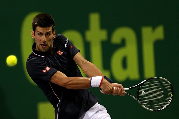 Djokovic so tai huyen thoai giao bong tai tu ket Qatar Open hinh anh