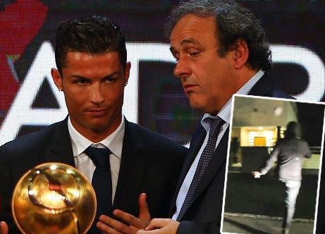 Ung ho Ronaldo gianh QBV, fan cuong khung bo nha Platini hinh anh