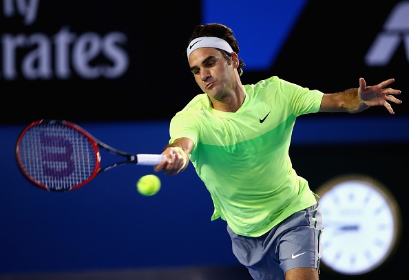 Vong 1 Australian Open 2015: Federer 3-0 Lu Yen-Hsun hinh anh