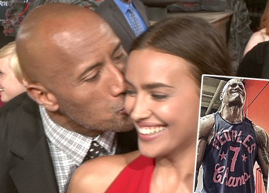 The Rock - nguoi tinh tin don cua Irina thach thuc Ronaldo? hinh anh