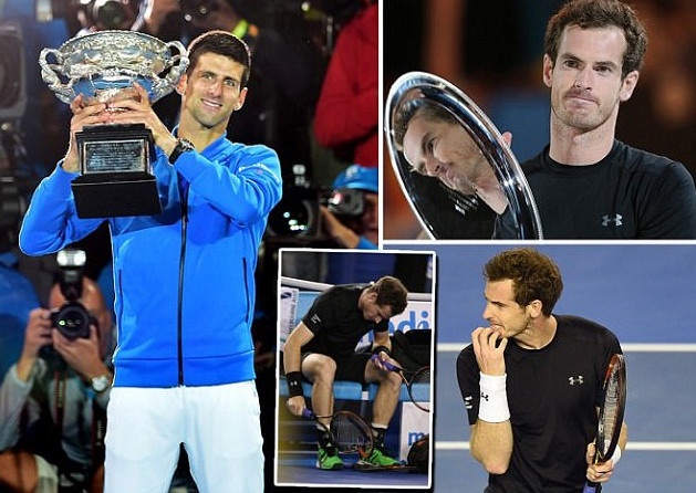 Djokovic coi ao an mung, Murray tuc gian dap gay vot hinh anh