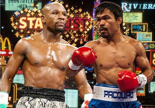 Mayweather so gang Pacquiao trong tran dau 300 trieu USD hinh anh