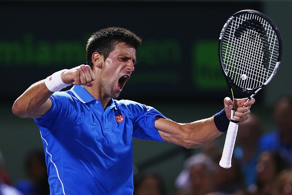 Ha Ferrer, Djokovic gianh ve vao ban ket Miami Masters hinh anh