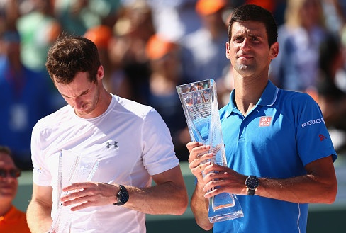 Djokovic lap hat-trick ha Murray, dang quang Miami Masters hinh anh