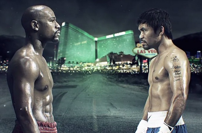 Trailer cuoc thuong dai dinh cao giua Mayweather va Pacquiao hinh anh