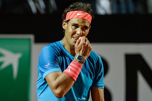 Nadal guc nga o tu ket Rome Masters hinh anh