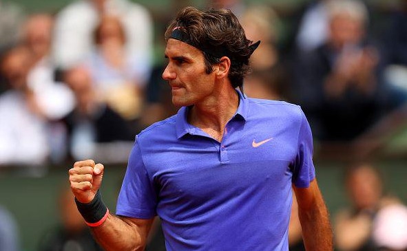 Federer tai ngo Wawrinka tai tu ket, Sharapova bi loai hinh anh