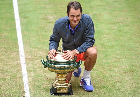 Federer lap ky luc 8 chuc vo dich Gerry Weber Open hinh anh