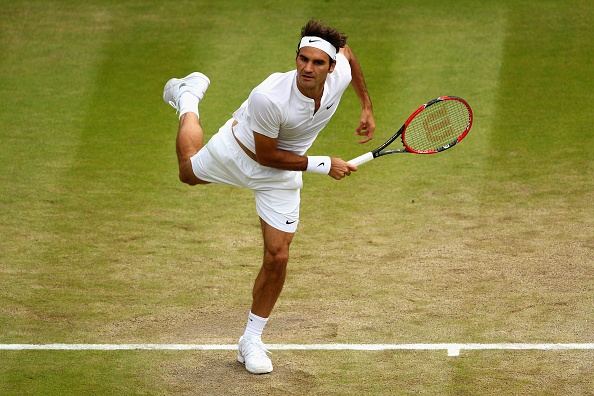 Tu ket Wimbledon 2015: Roger Federer 3-0 Gilles Simon hinh anh