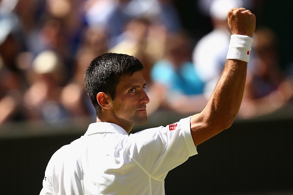Djokovic lan thu tu vao chung ket Wimbledon hinh anh
